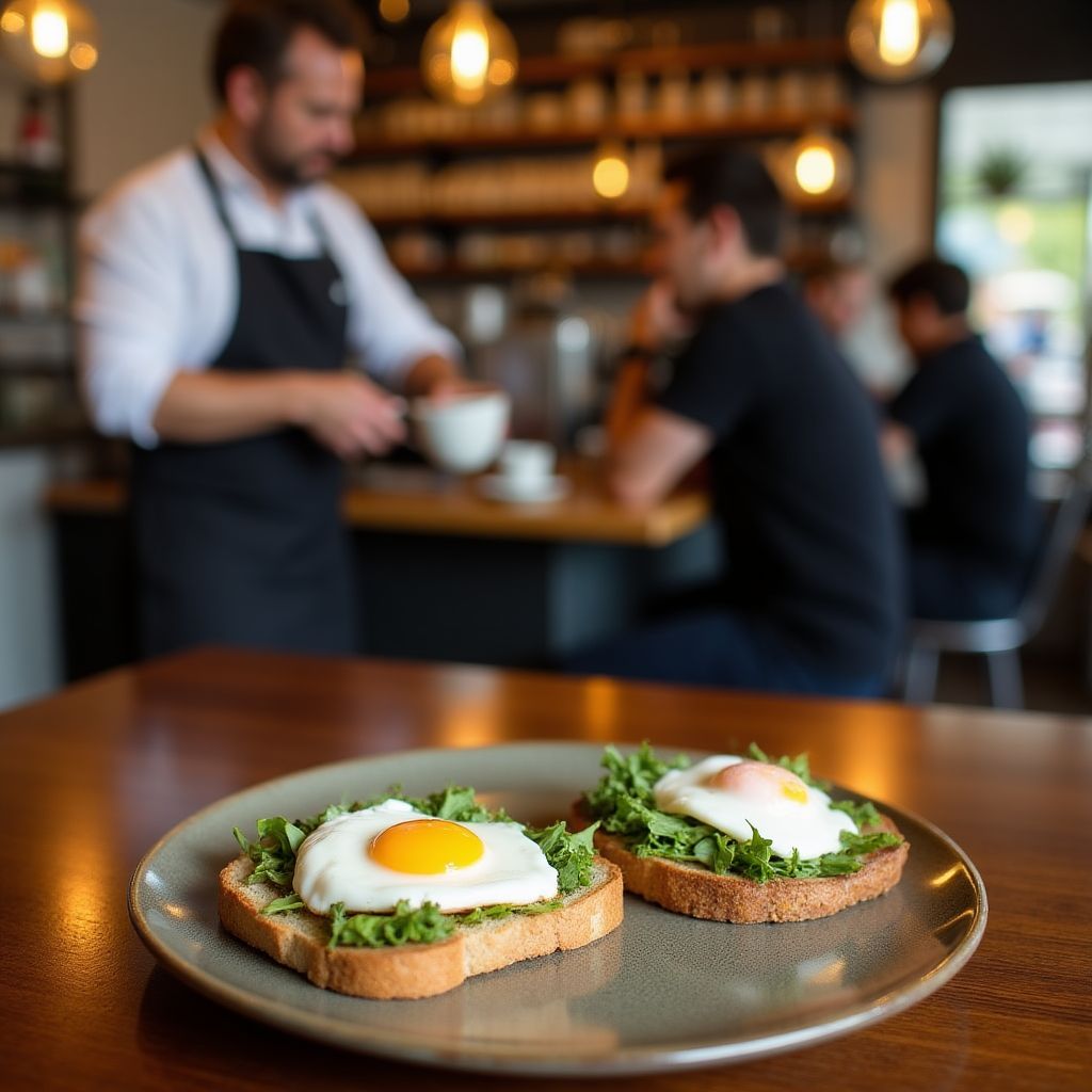 Room Ten small cozy cafe with exceptional coffee and breakfast plates