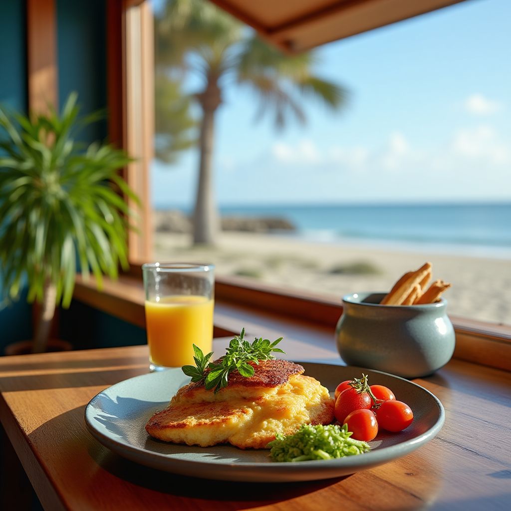Three Blue Ducks restaurant with farm-to-table breakfast and ocean views